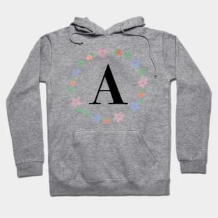 “A” initial Hoodie